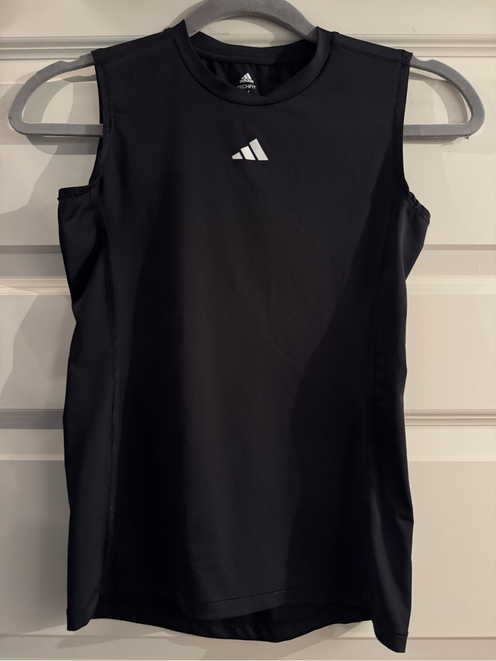 Adidas Youth Black Sleeveless Athletic Top